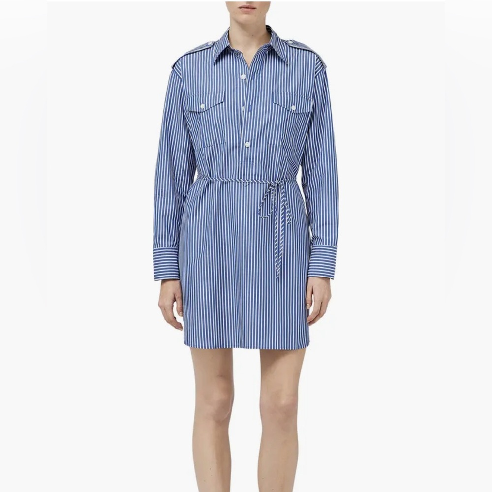rag and bone striped shirt dress rag & bone Briar Stripe Poplin Dress